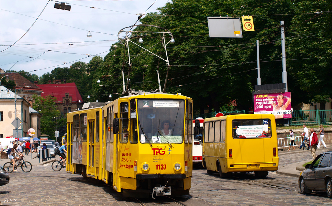 Lviv, Tatra KT4SU № 1137