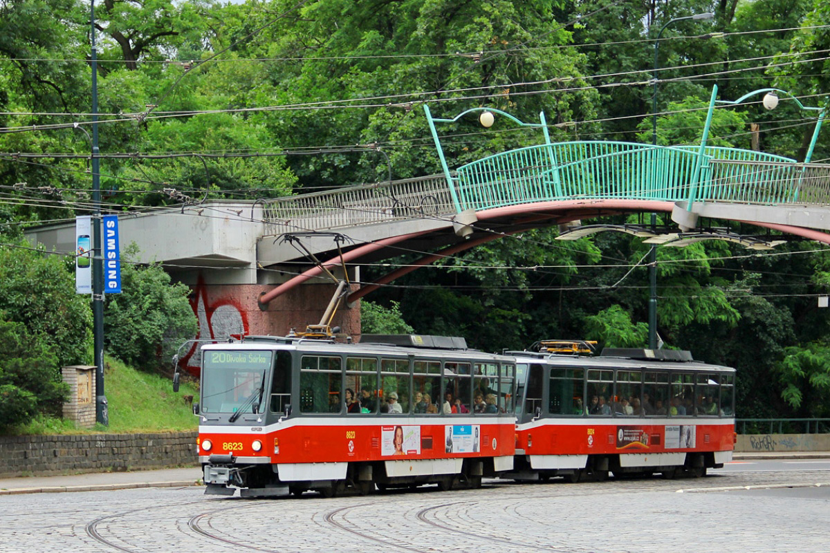 Прага, Tatra T6A5 № 8623