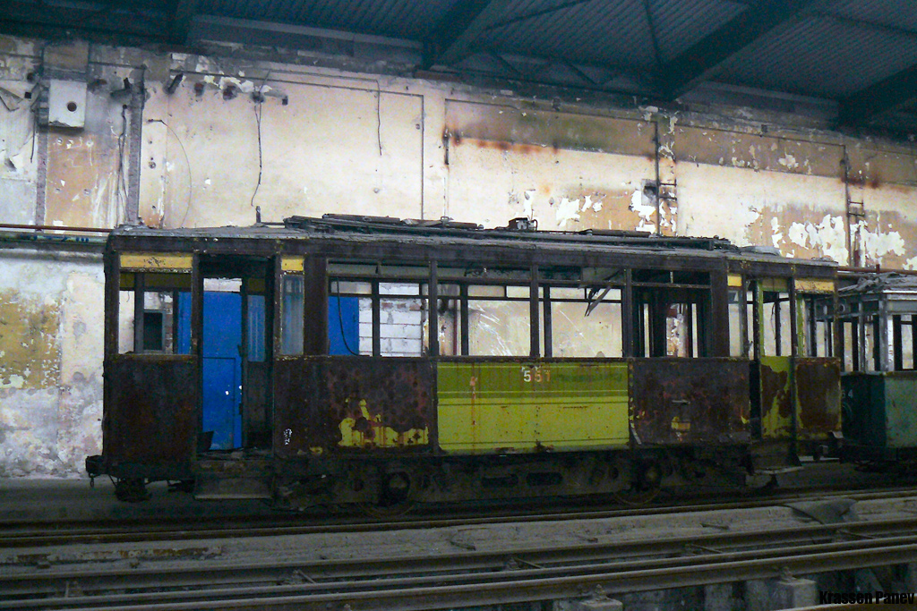 Sofia, Ansaldo/Ernesto Breda/Marelli Nr 551; Sofia — Tram repair plant (Tramcar) — Tram