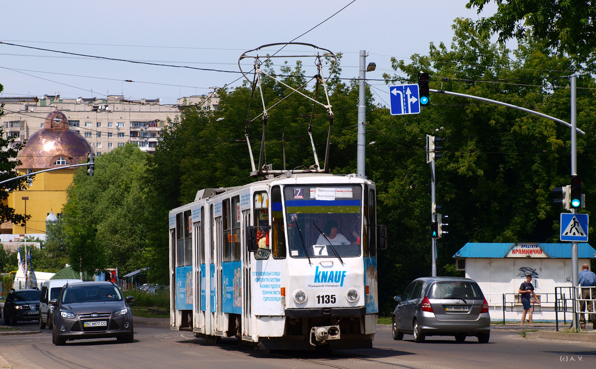 Львов, Tatra KT4SU № 1135