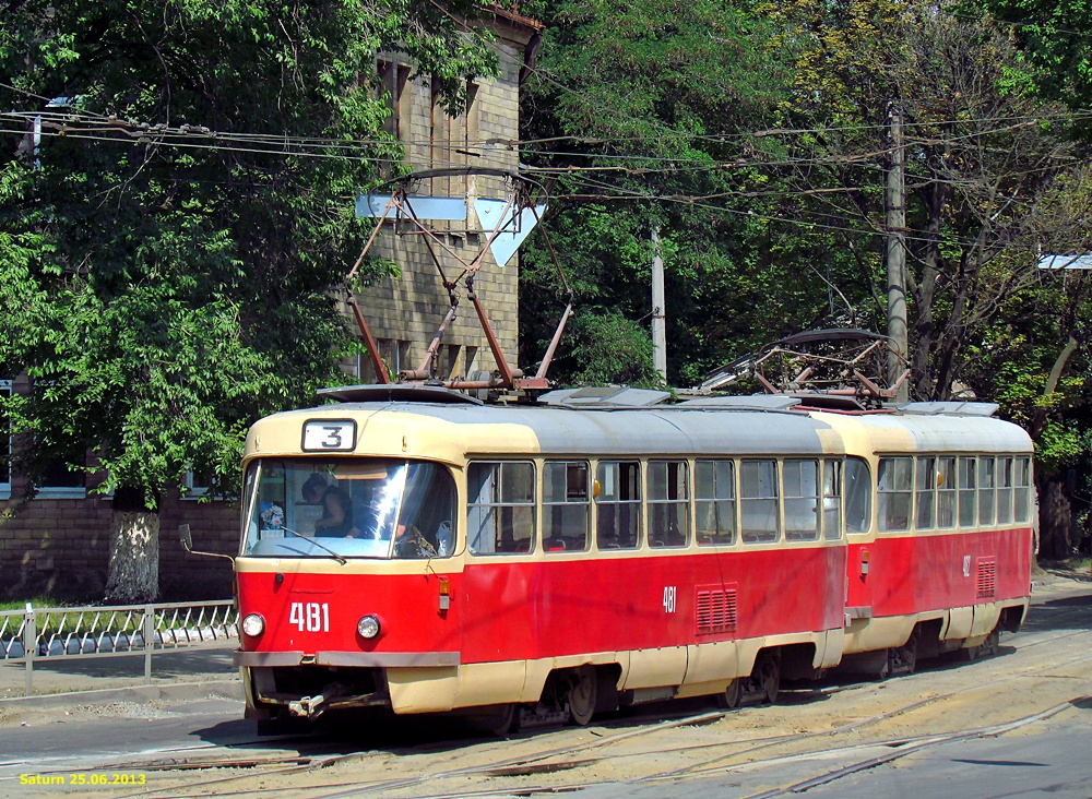 Harkova, Tatra T3SU # 481
