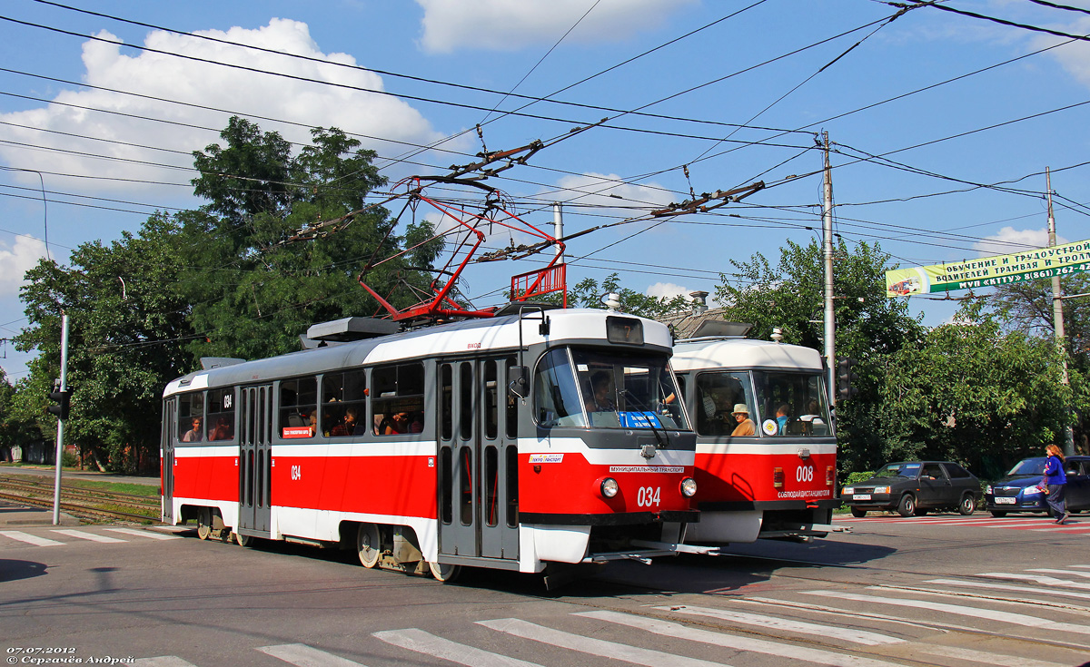 Краснодар, Tatra T3SU КВР ТРЗ № 034