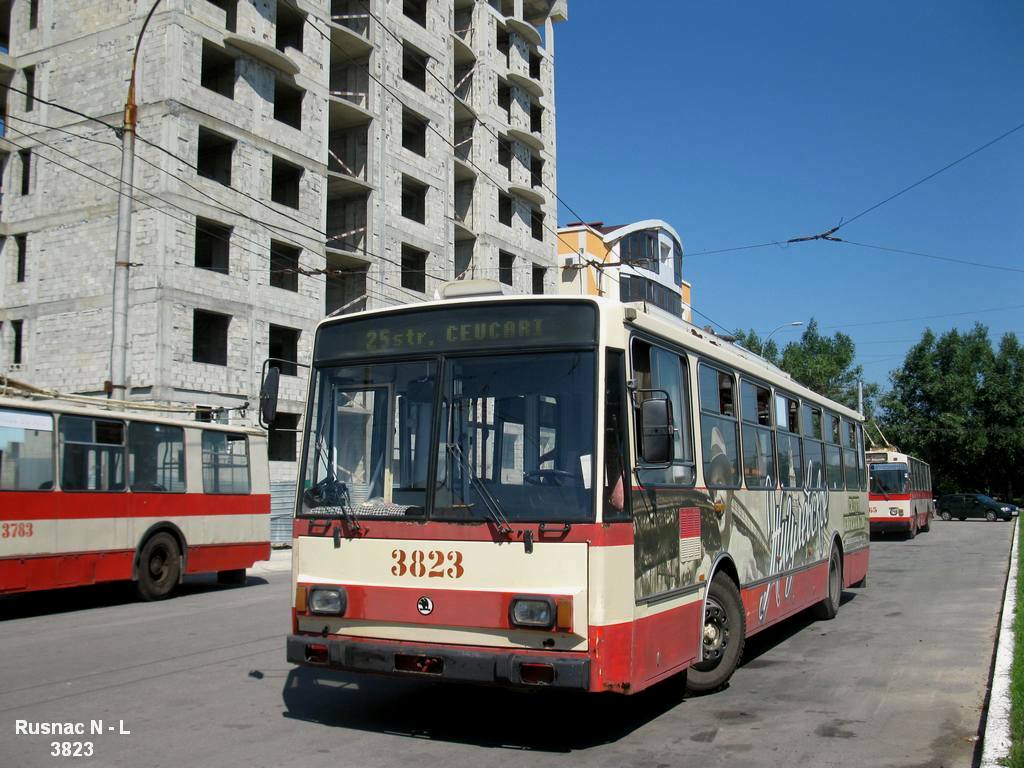 Кишинёв, Škoda 14TrDT/6M № 3823