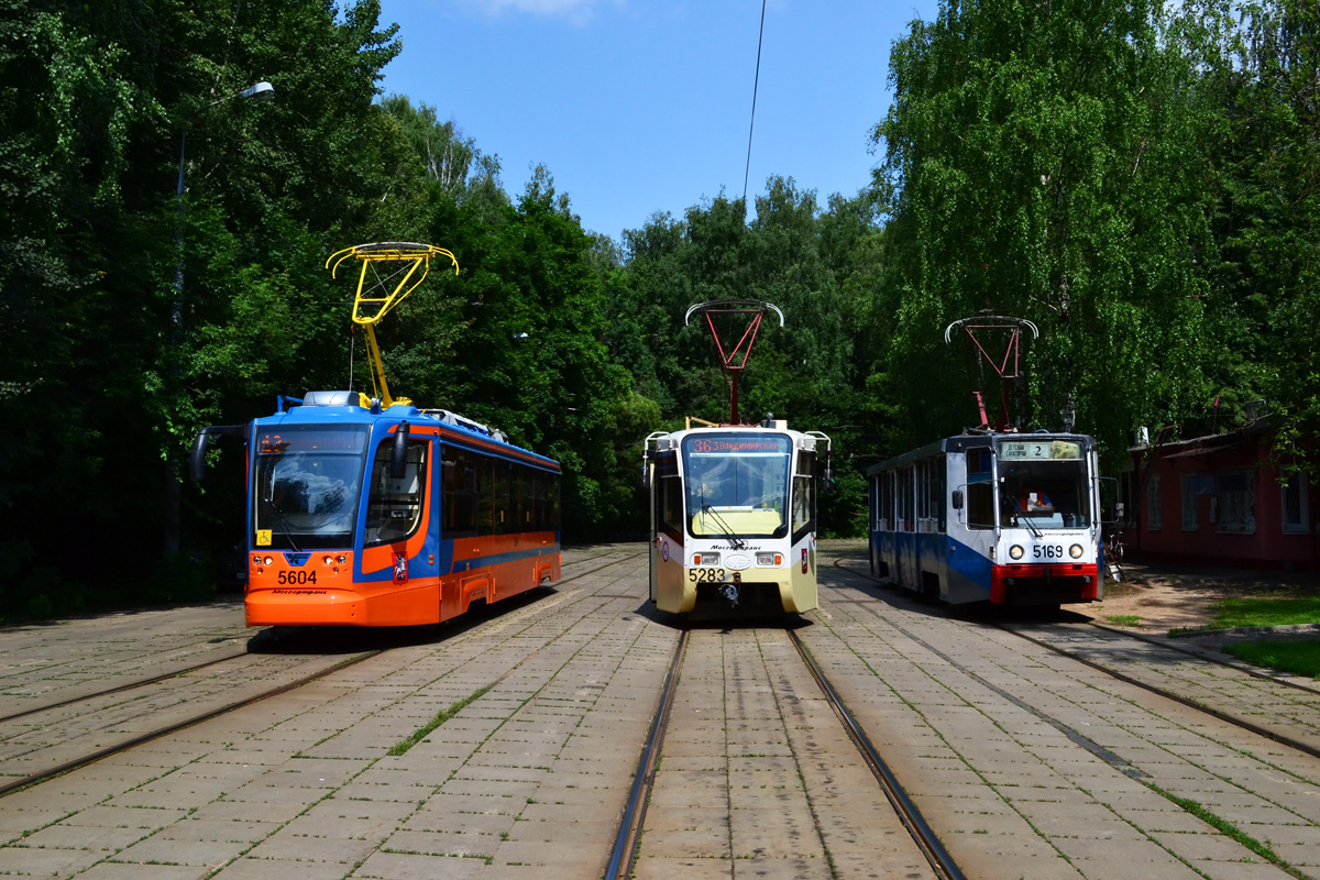 Москва, 71-623-02 № 5604; Москва, 71-619КТ № 5283; Москва, 71-617 № 5169