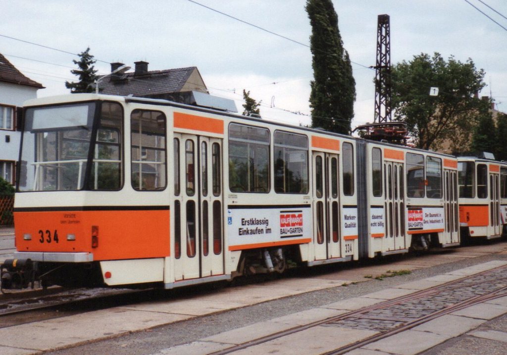 Gera, Tatra KT4D № 334