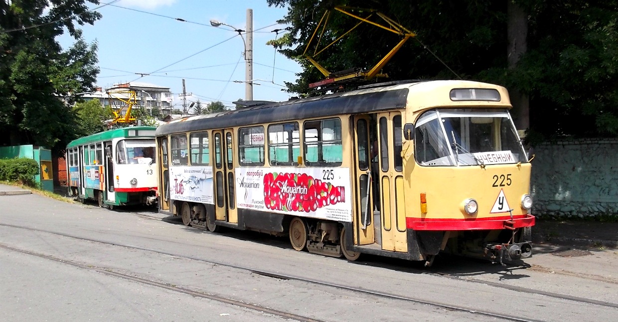 Владикавказ, Tatra T4D № 225; Владикавказ — Служебная линия в Городское трамвайное депо