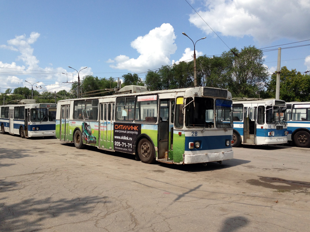 Samara, ZiU-682V [V00] N°. 28; Samara — Trolleybus depot # 2