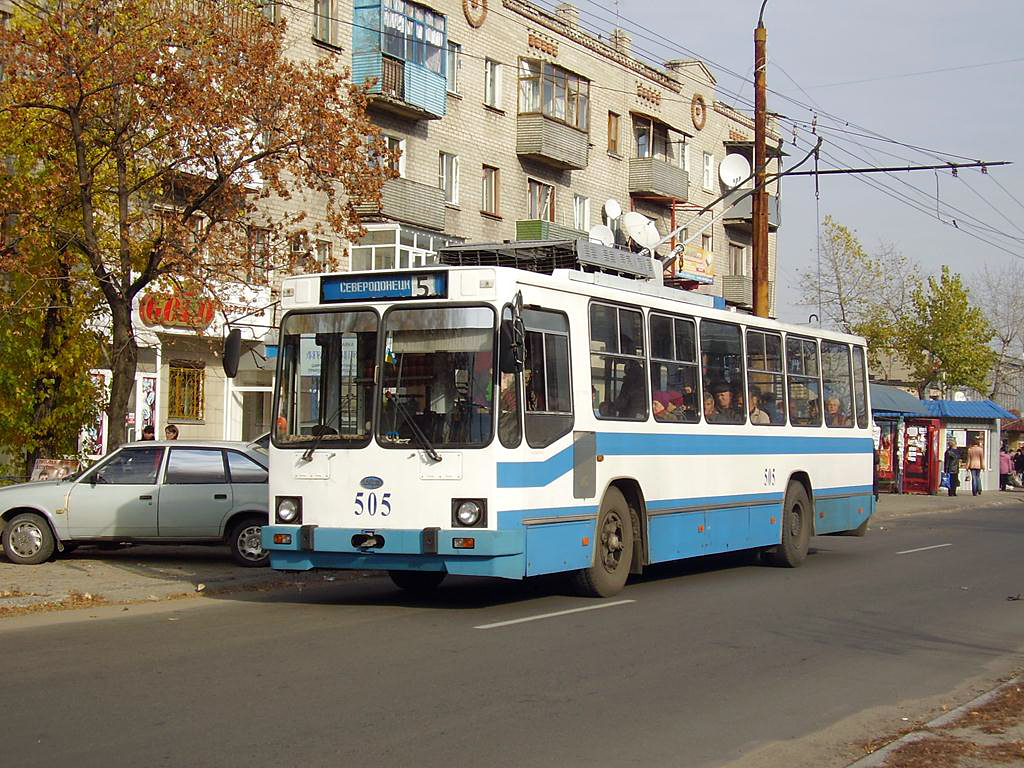 Severodonetsk, YMZ T2 č. 505