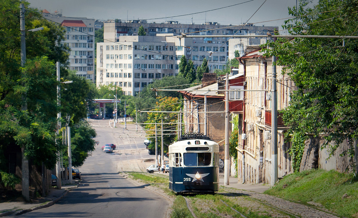 Одесса, КТМ-1 № 355; Одесса — 14.07.2013 — Покатушки на ретро-трамваях КТМ-1 и МТВ-82