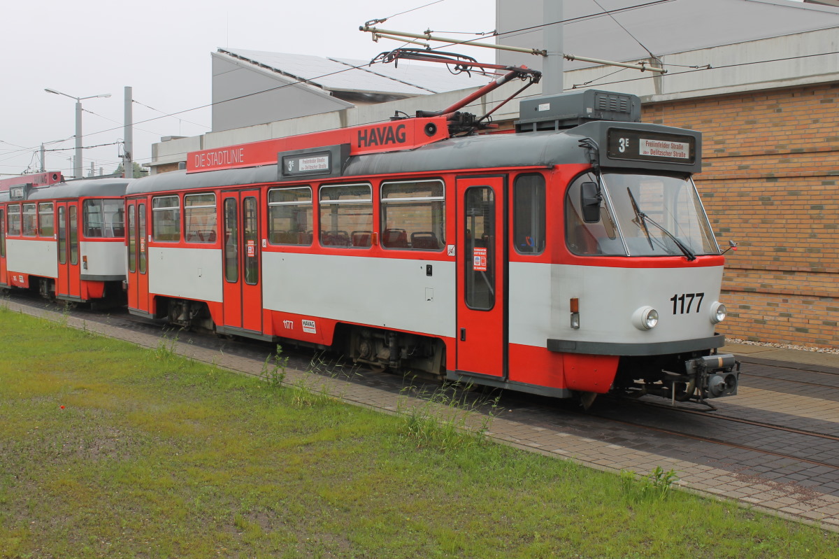 Halle, Tatra T4DC č. 1177