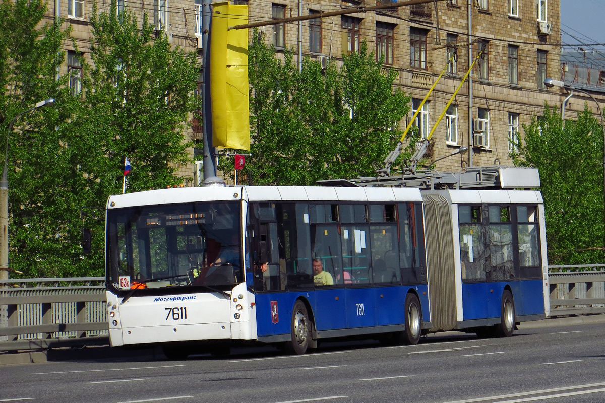 Москва, Тролза-6206.00 «Мегаполис» № 7611