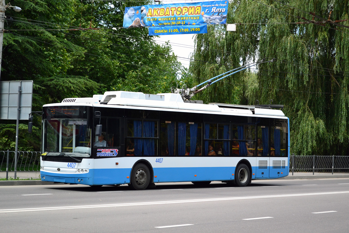 Crimean trolleybus, Bogdan T70115 # 4407