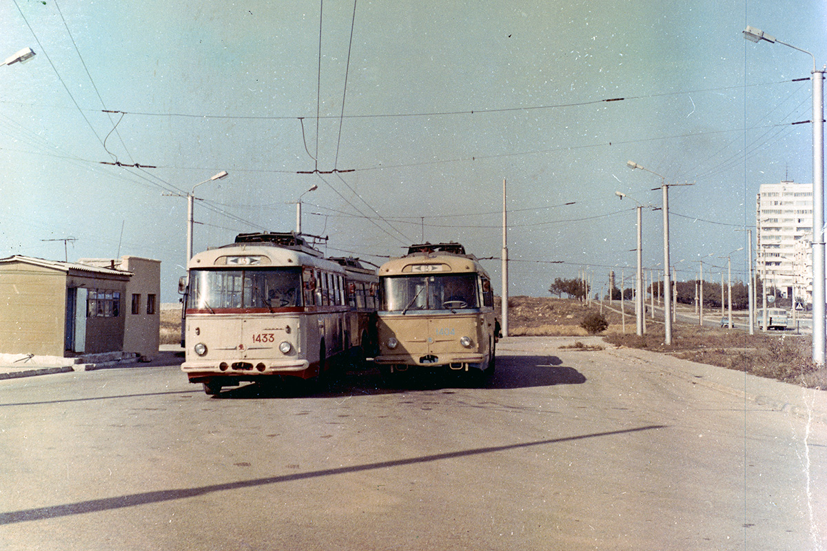 Sevastopol, Škoda 9Tr15 № 1433; Sevastopol, Škoda 9Tr12 № 1404; Sevastopol — Historical photos