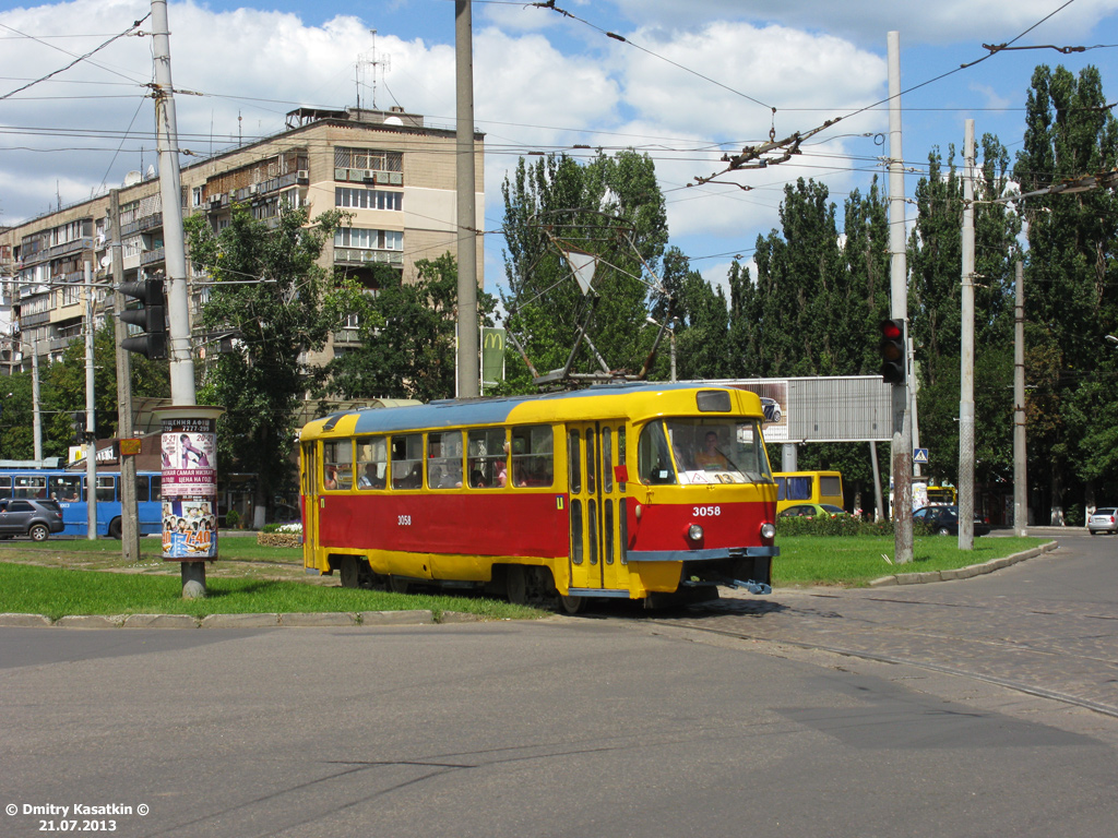 Odesa, Tatra T3SU (2-door) № 3058