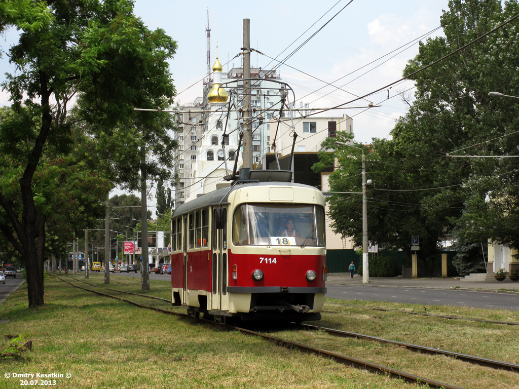 Одесса, Tatra T3SUCS № 7114