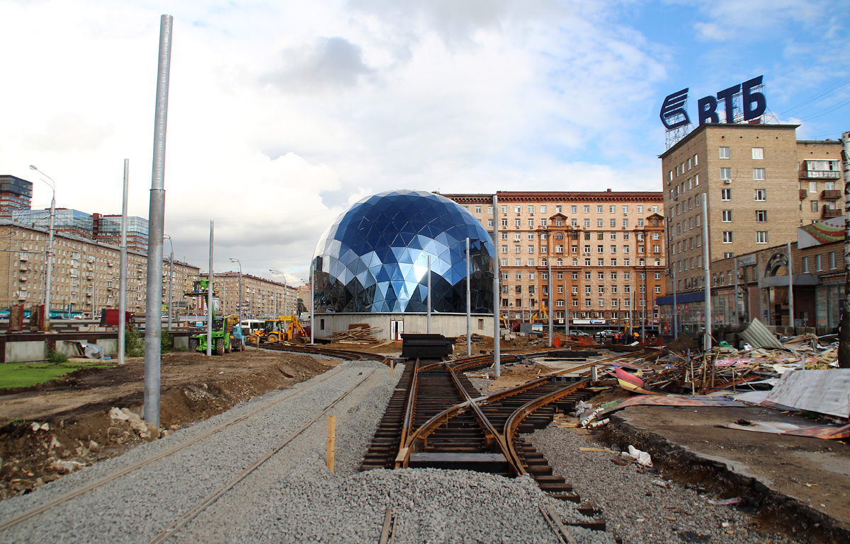 Moskva — Reconstruction of the tram line on Volokolamskoe highway in the section from Panfilovа street to Alabyana street; Moskva — Tram lines: Northern Administrative District