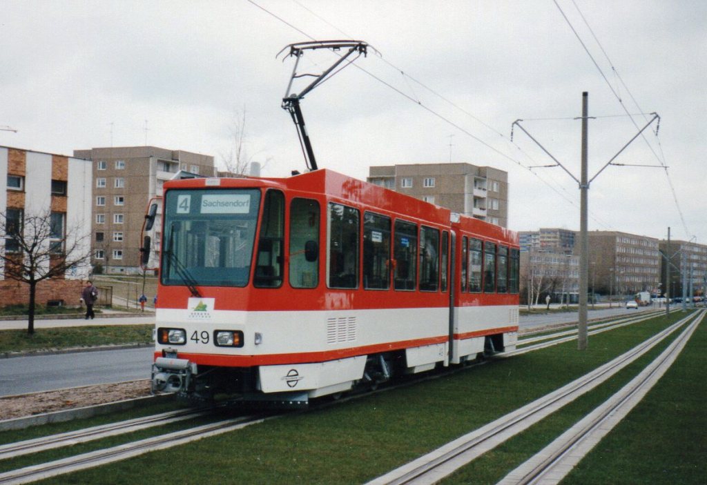 Cottbus, Tatra KT4DM № 49
