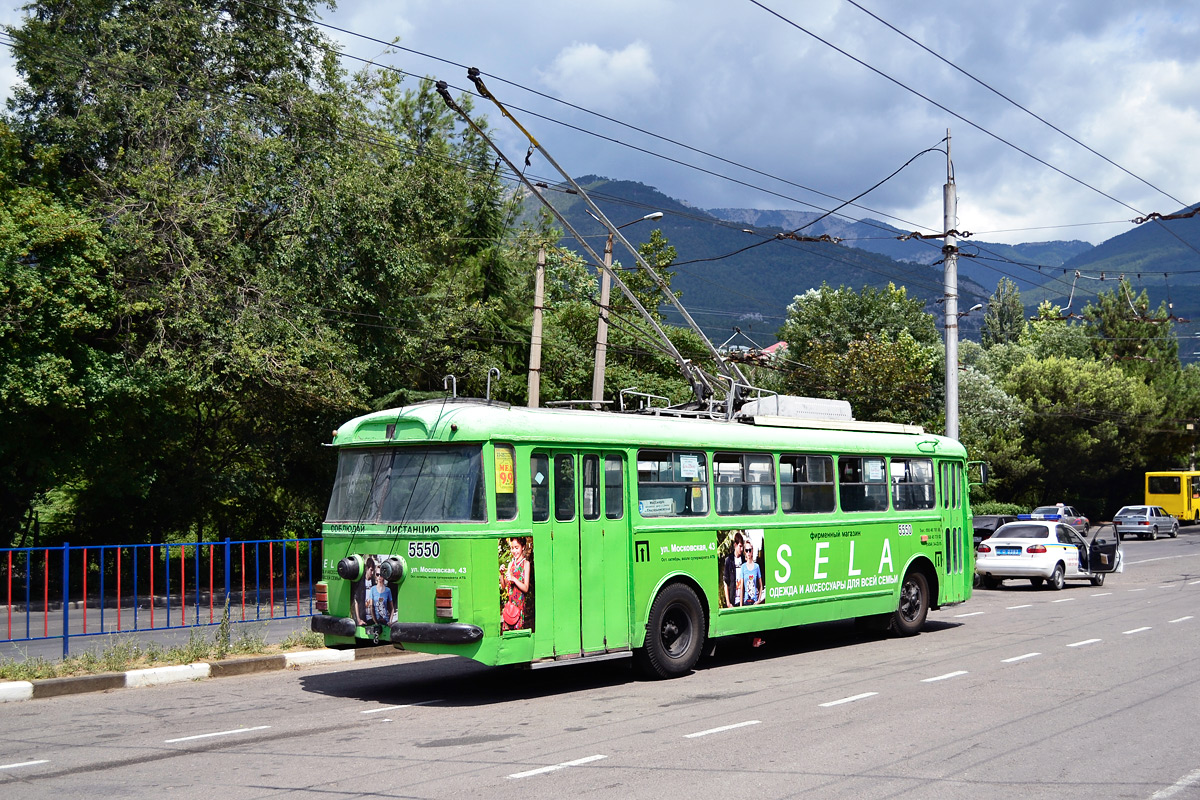 Crimean trolleybus, Škoda 9Tr21 # 5550