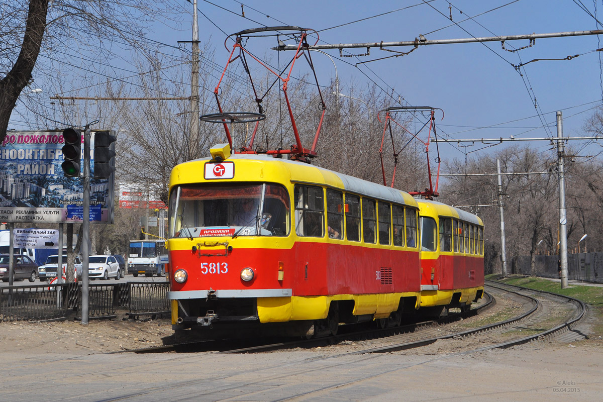 Volgograd, Tatra T3SU nr. 5813; Volgograd, Tatra T3SU nr. 5814