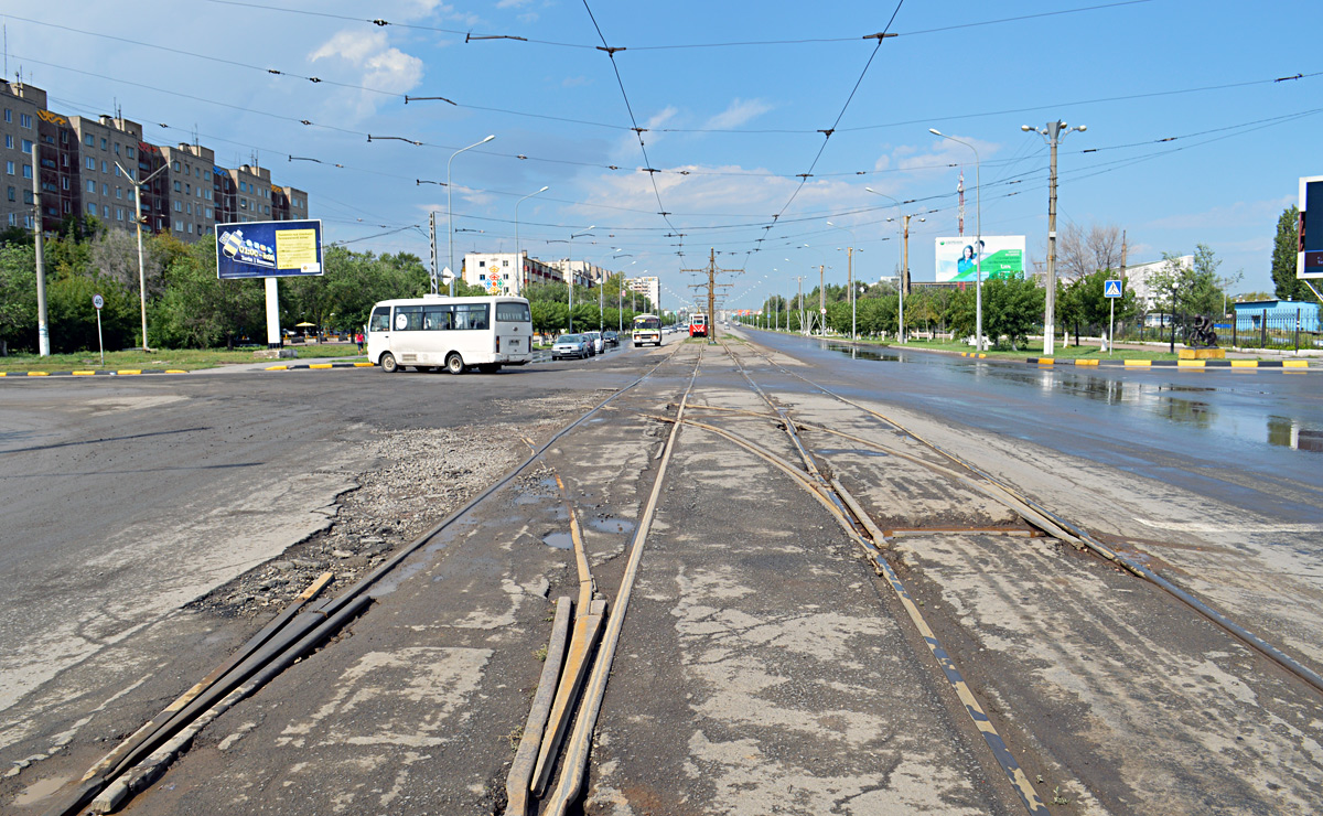 Темиртау — Демонтированные линии; Темиртау — Трамвайные линии и инфраструктура