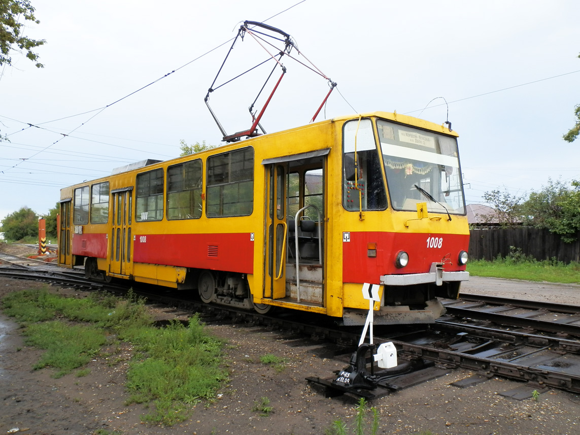 Барнаул, Tatra T6B5SU № 1008; Барнаул — Трамвайное депо №1, улица Анатолия, 304. (закрыто в 2013 г.)