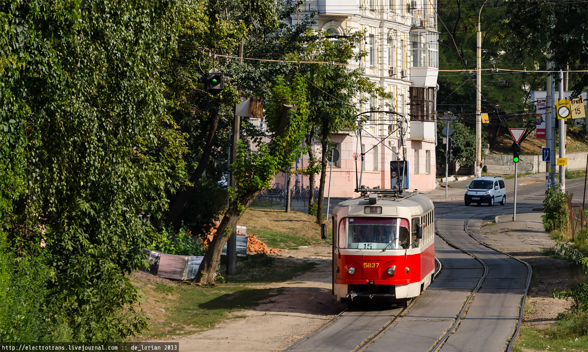 Kyiv, Tatra T3SU # 5837