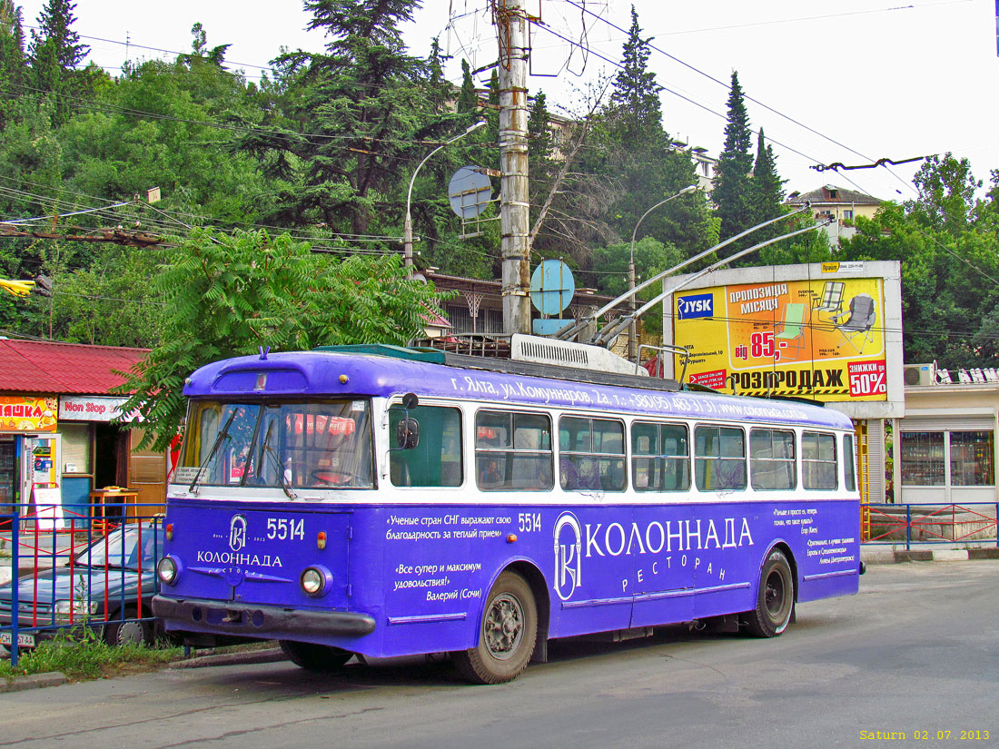Krymo troleibusai, Škoda 9Tr19 nr. 5514
