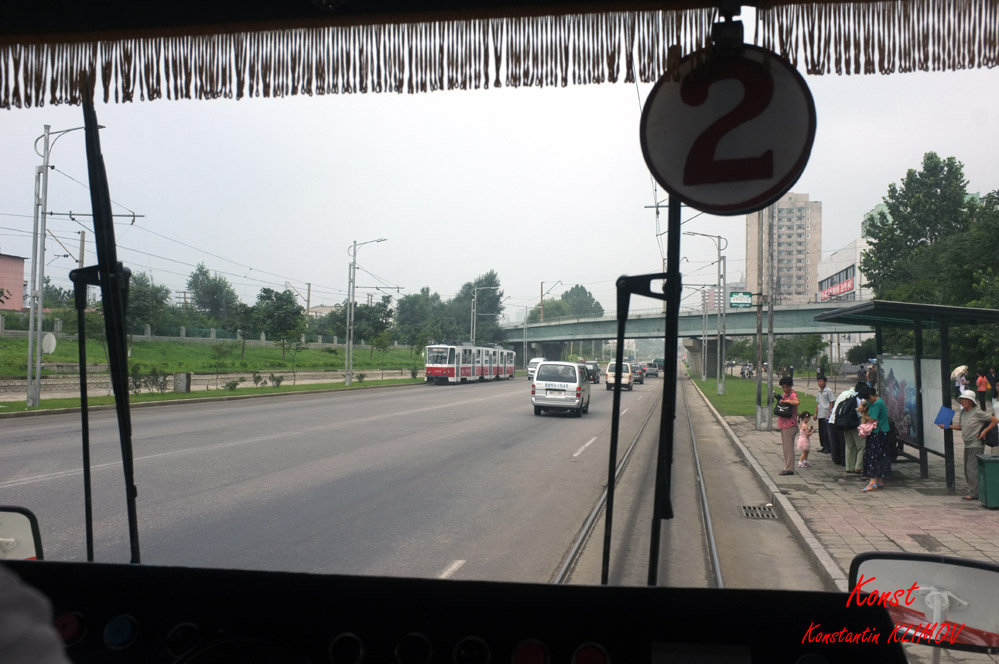 Pyongyang — Tramway Lines and Infrastructure