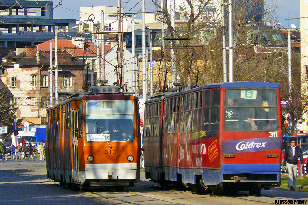 Sofia, T8M-310 (Bulgaria 1300) № 313; Sofia, T8M-310 (Bulgaria 1300) № 311