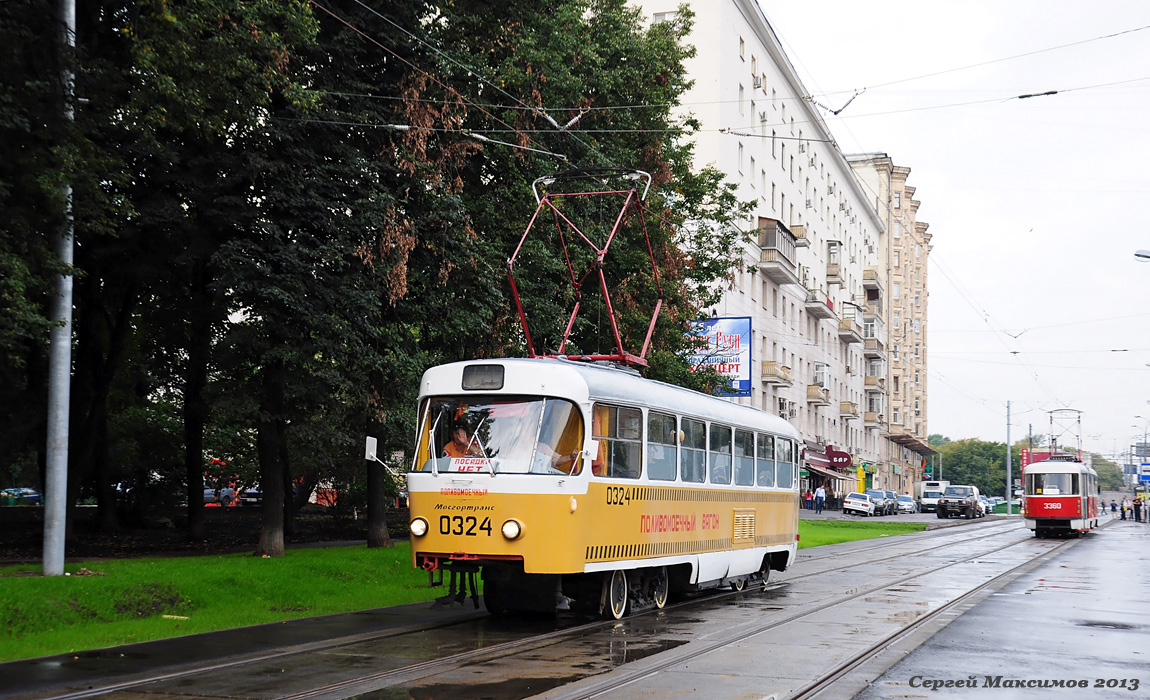 Москва, Tatra T3SU № 0324