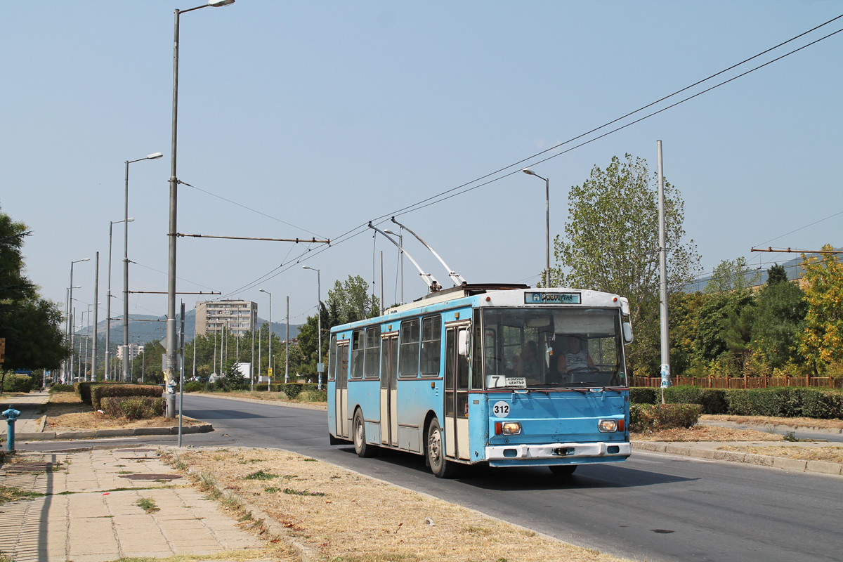 Sliven, Škoda 14Tr06 nr. 312; Sliven — Trolleybus Škoda 14Tr06