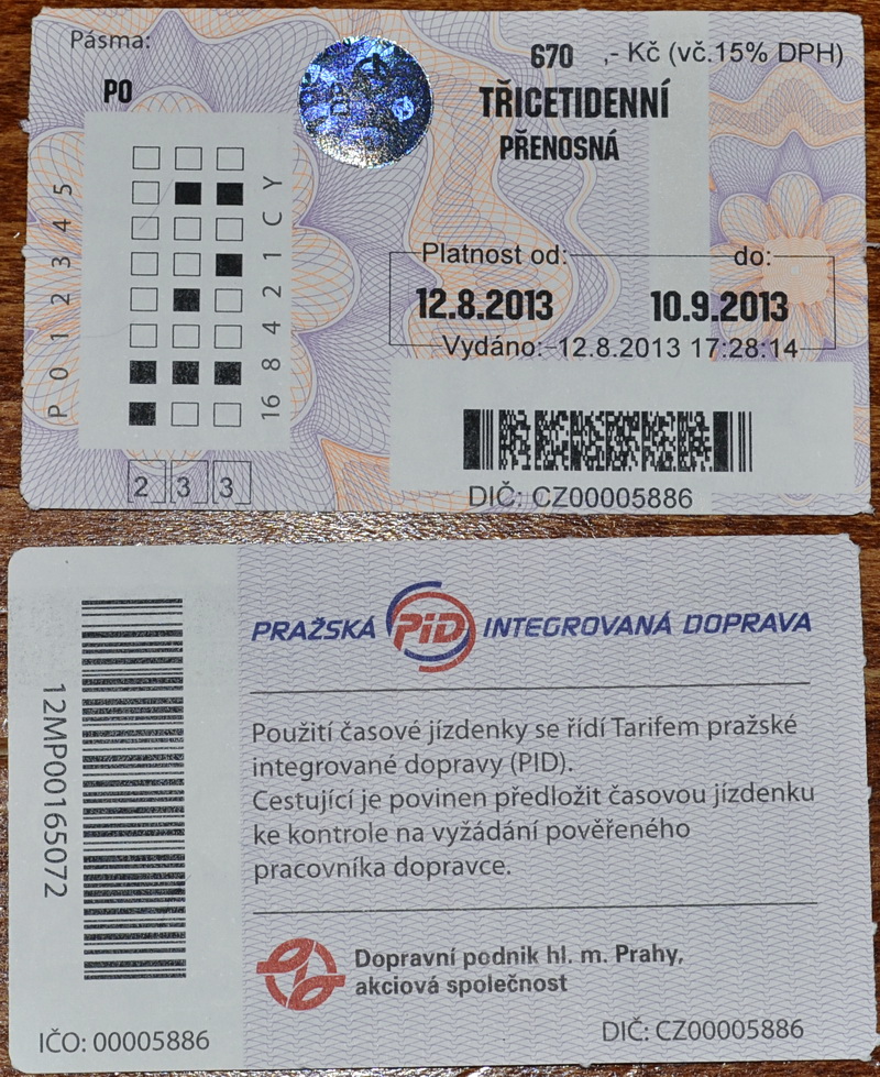 Prague — Tickets