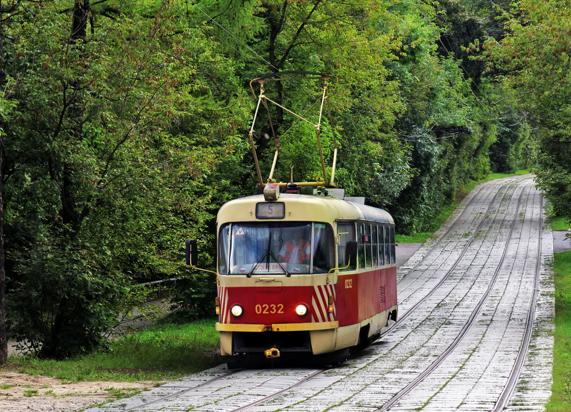 Москва, Tatra T3SU № 0232