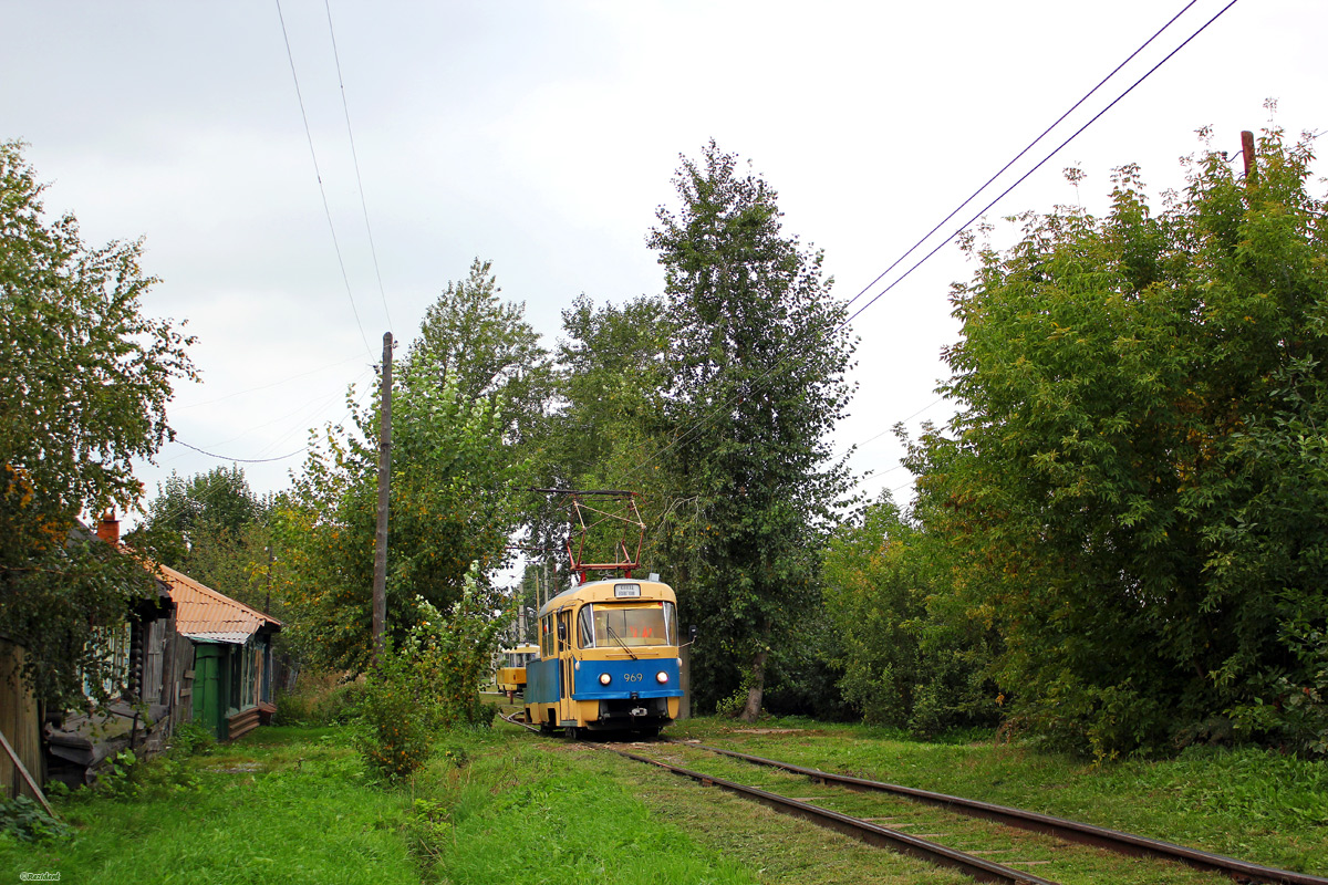 Екатеринбург, Tatra T3SU (двухдверная) № 969; Екатеринбург — Линия на Зеленый Остров