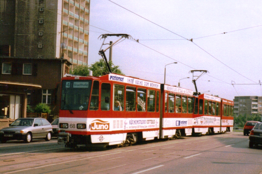 Cottbus, Tatra KT4DM № 68