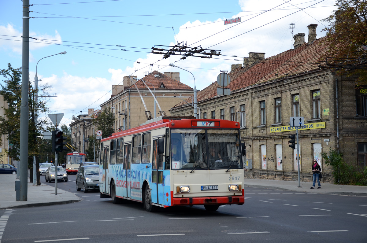 Вильнюс, Škoda 14Tr13/6 № 2647