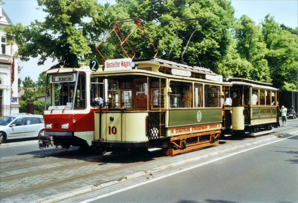 Берлин, Двухосный моторный Herbrand № 10; Потсдам — 125 Jahre  Straßenbahn in Potsdam 22/05/2005