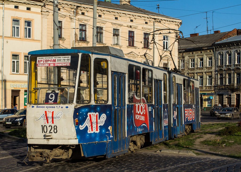 Lviv, Tatra KT4SU # 1028