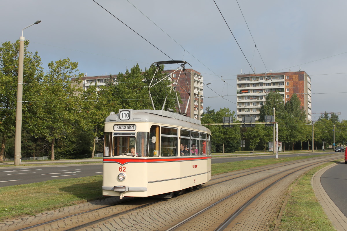 科特布斯, Gotha T2-64 # 62; 科特布斯 — Anniversary: 110 years of Cottbus tramway (15.06.2013)