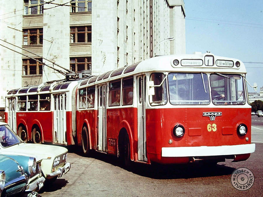 Москва, СВАРЗ ТС-2 № 63; Москва — Исторические фотографии — Трамвай и Троллейбус (1946-1991)