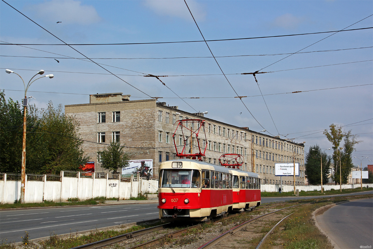 Yekaterinburg, Tatra T3SU № 607