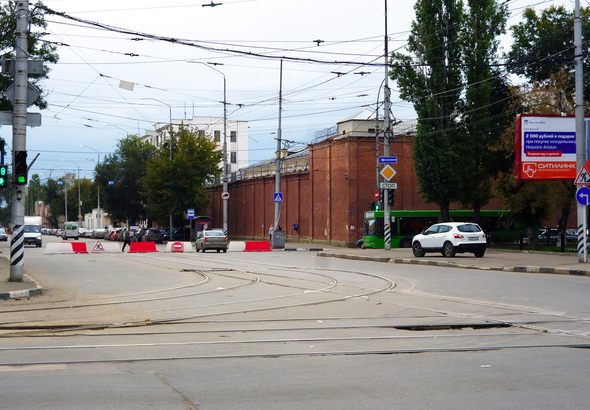 Saratow — The dismantling of tram lines