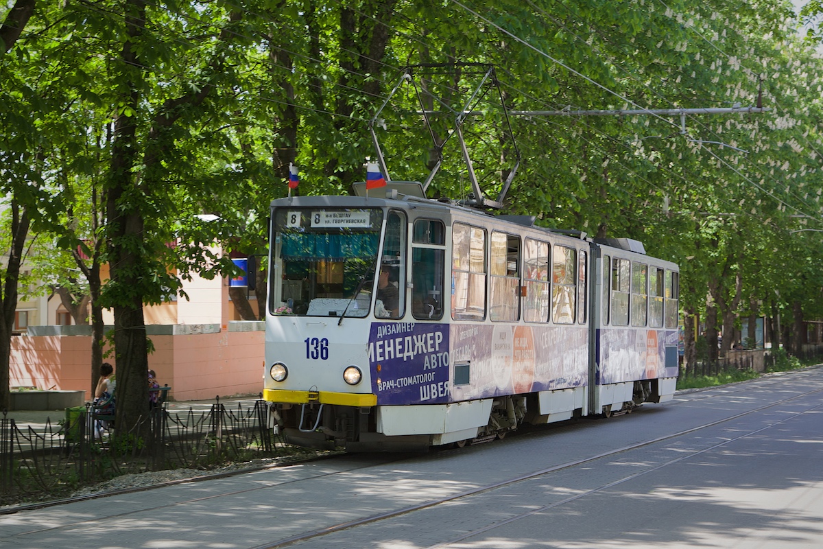 Pyatigorsk, Tatra KT4SU # 136