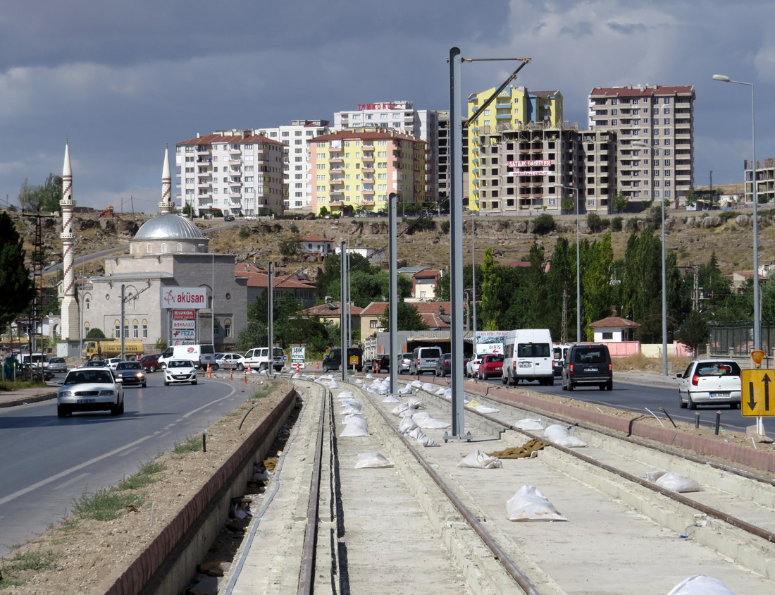 Кайсери — Трамвайные линии и инфраструктура