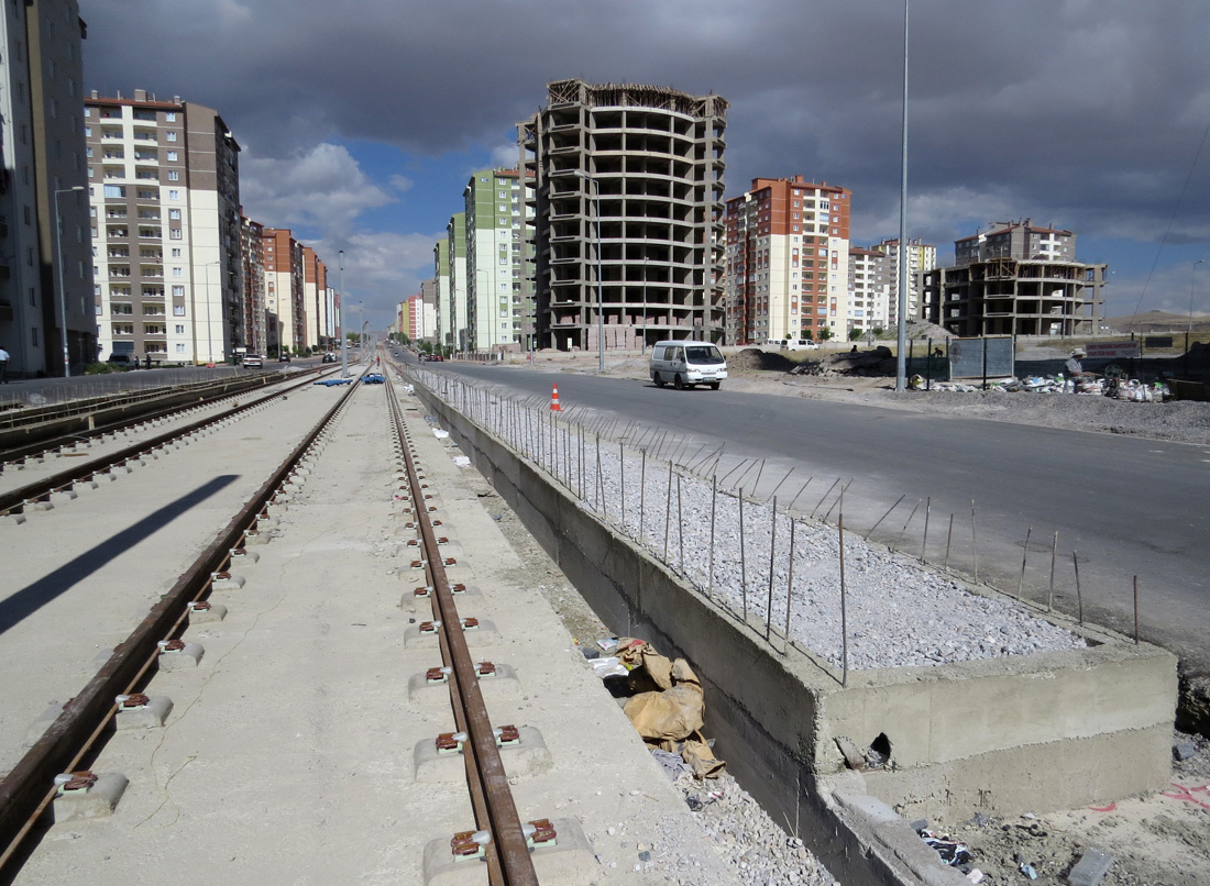 Кайсери — Трамвайные линии и инфраструктура