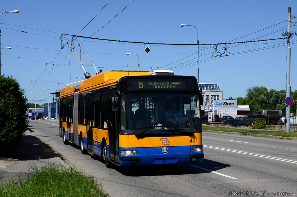 Zlín, Škoda 25Tr Irisbus Citybus nr. 401