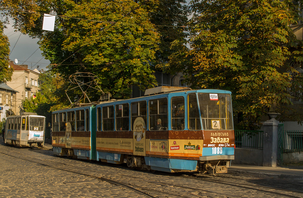 Lviv, Tatra KT4SU № 1089