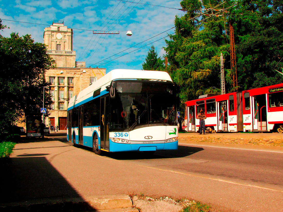 Таллин, Solaris Trollino III 12 AC № 336