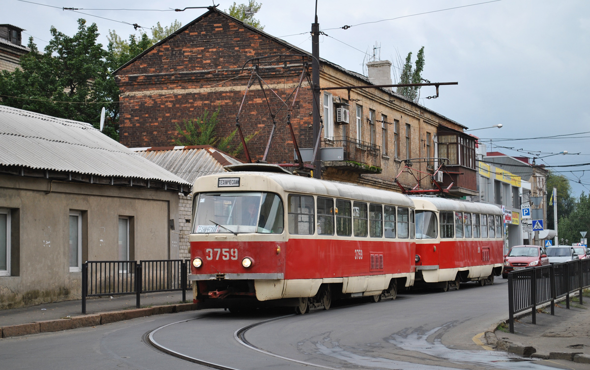 Донецк, Tatra T3SU (двухдверная) № 3759; Донецк, Tatra T3SU № 920 (3920)