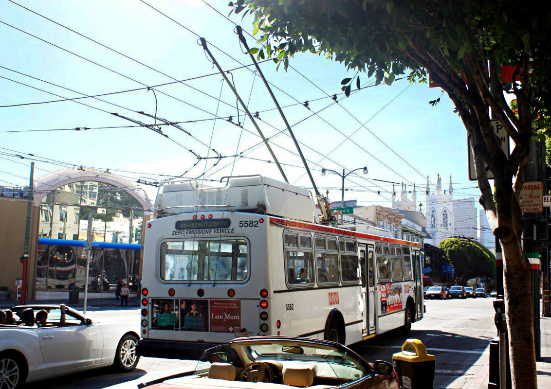 Сан-Франциско, область залива, Škoda 14TrSF № 5582